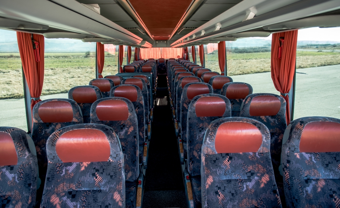 Mercedes Travego салон автобуса